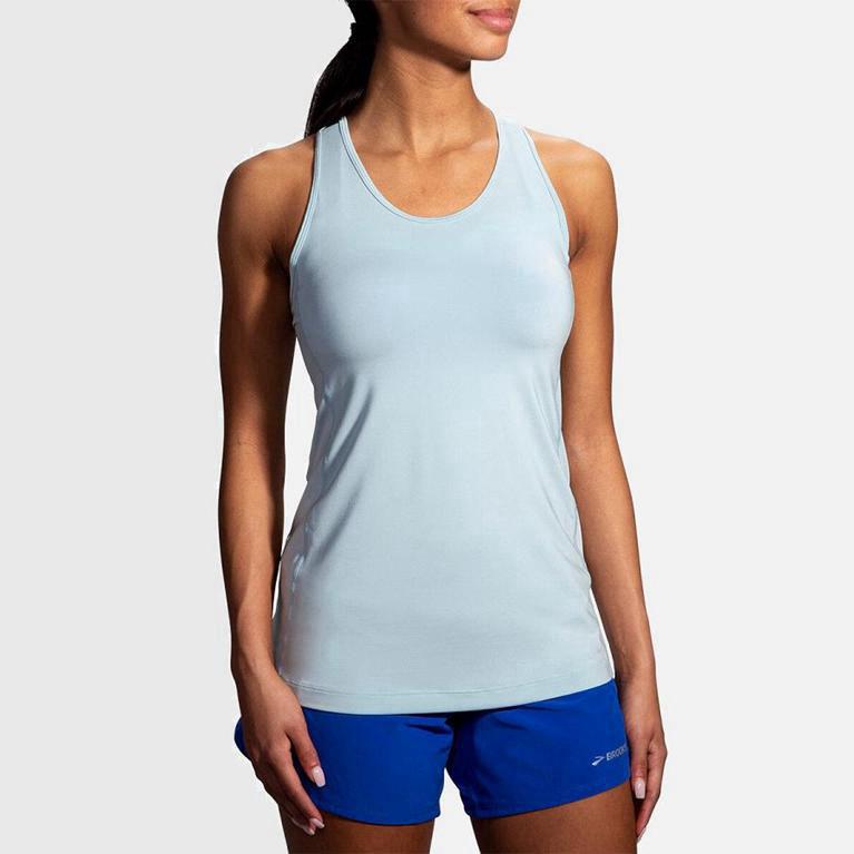 Brooks Pick-Up Hardlooptanktop voor Dames Blauw (EFJXN-3580)